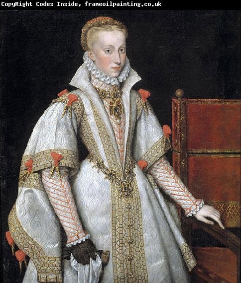 unknow artist A court portrait of Queen Ana de Austria